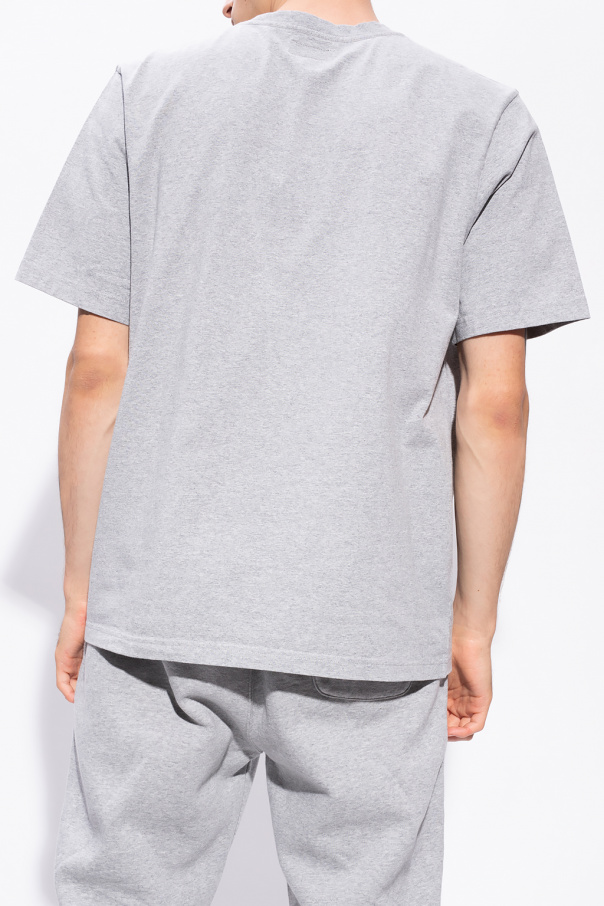 Stussy Logo - White cotton long-sleeved T-shirt from